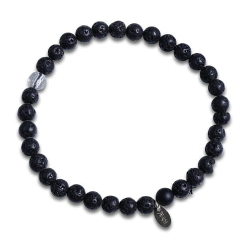 SIMPLICITY, BALANCE OF LIGHT/DARK<br />- armbånd bjergkrystal