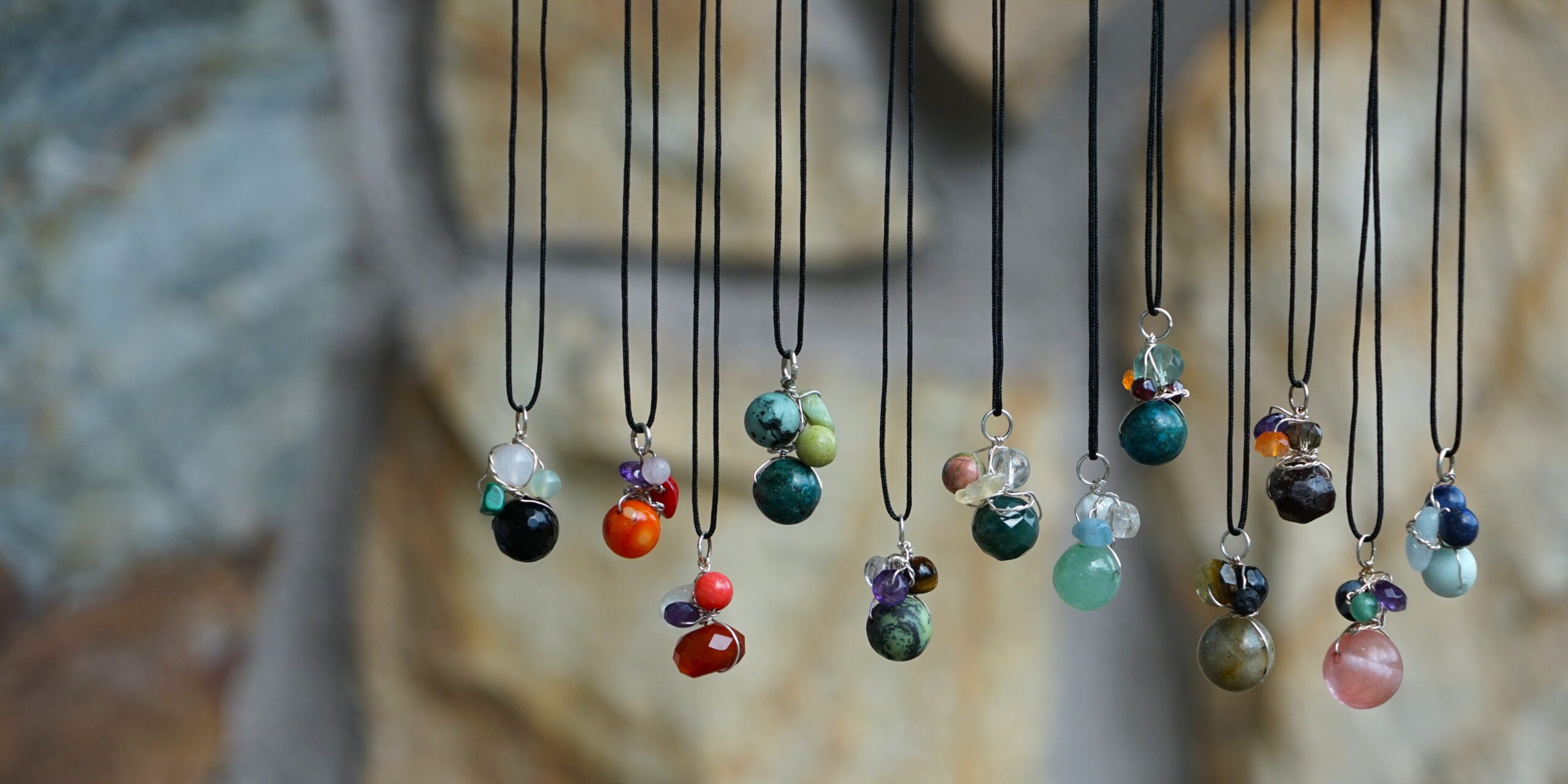 Krystalhalskaede Stjernetegnssmykker 1